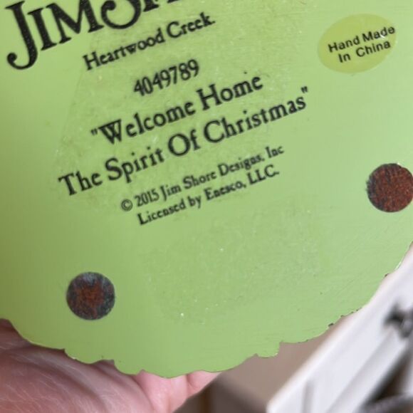 Jim Shore Welcome Home Spirit of Christmas Figurine Handcrafted 8.75” by 3.5” - Picture 15 of 16